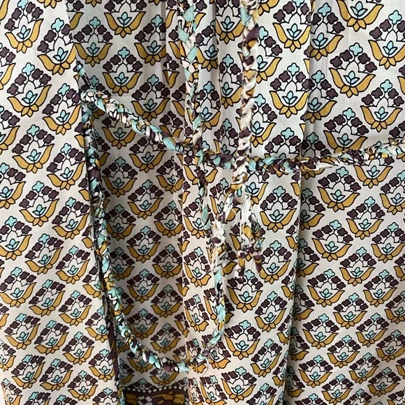 stunning LOLA Silk Maxi Dress Sz L - Picture 6 of 6